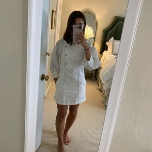 Arielle pearl button dress